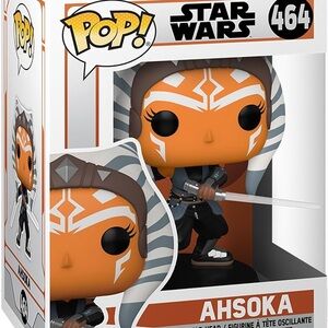 Funko Pop Ahsoka Figure - Orange and Gray